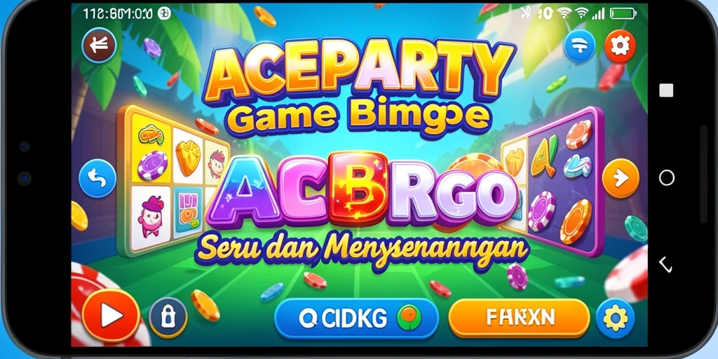 Tangkapan layar gameplay ACEPARTY yang menampilkan suasana seru permainan Bingo.