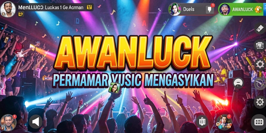 Tampilan gameplay interaktif dari AWANLUCK yang menyenangkan.
