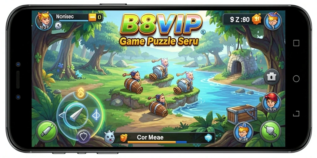 Screenshot utama B8VIP menampilkan gameplay Puzzle yang menarik.