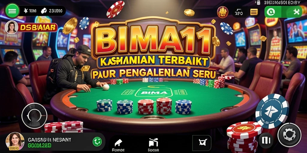 Screenshot BIMA11 menampilkan gameplay Kasino yang mengasyikkan dan grafis menarik.
