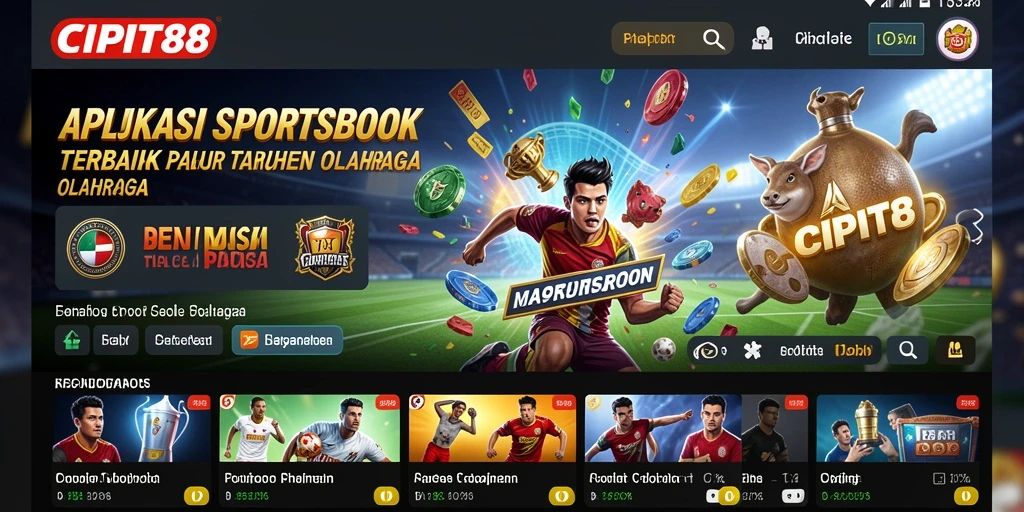Tampilan gameplay Sportsbook yang menarik dan interaktif.