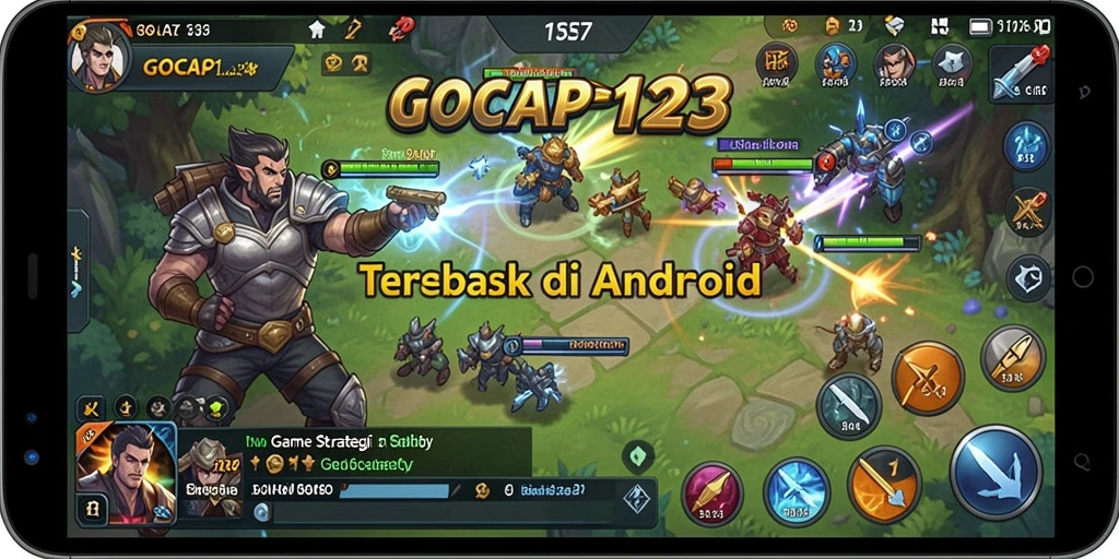 Screenshot GOCAP123 menunjukkan aksi seru dalam gameplay SLG.