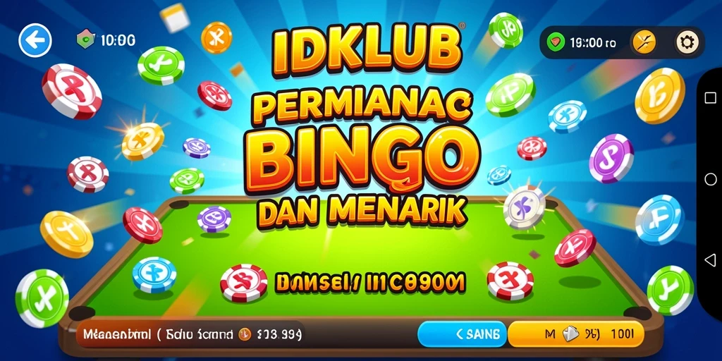 Screenshot gameplay IDKLUB menampilkan keseruan bermain Bingo.