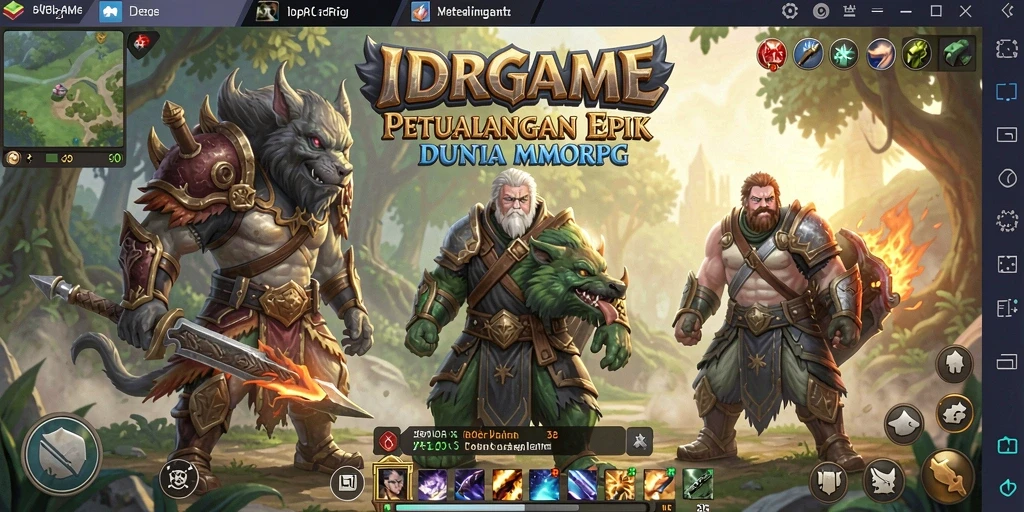 Tangkapan layar permainan <strong>IDRGAME</strong> dengan aksi pertarungan yang mendebarkan.