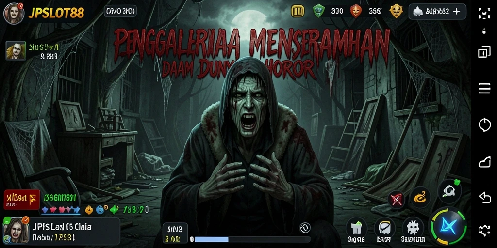 Gameplay menegangkan dari JPSLOT88 dengan tema horor yang mencekam.