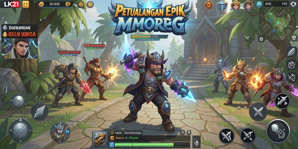 Tampilan menarik dari gameplay LK21 yang memukau.