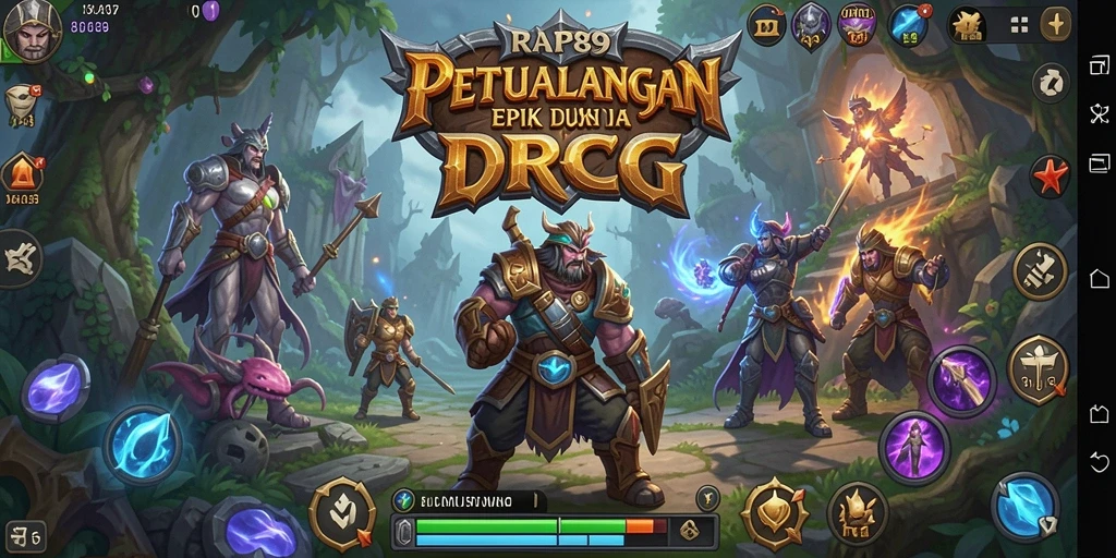 Tampilan penuh aksi dari gameplay RPG di RAP89.