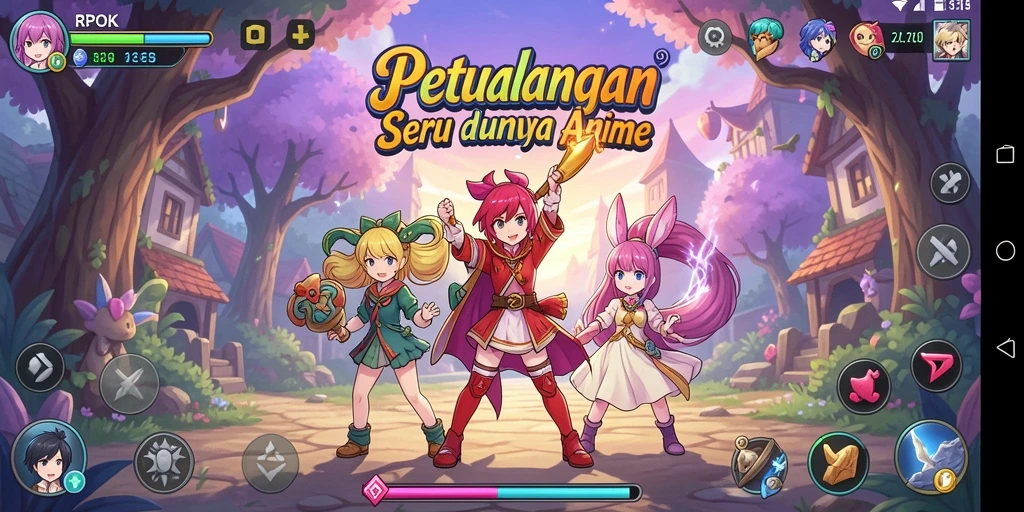 Screenshot menampilkan momen seru dalam gameplay RPOK.