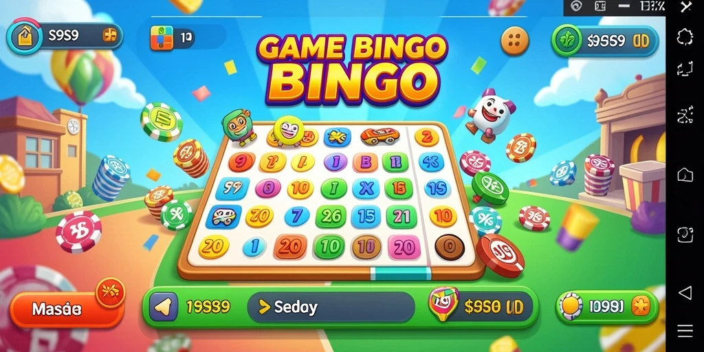 Tampilan gameplay Bingo yang seru dari S9S9.