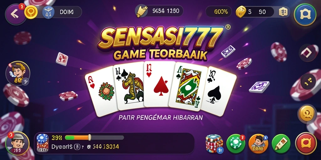 Tampilan menarik dari gameplay SENSASI777 yang seru dan kompetitif.
