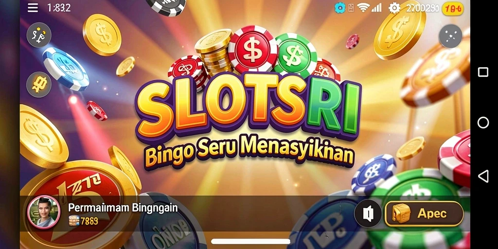 Tampilan gameplay menarik dari SLOTSRI yang menggambarkan keseruan bermain Bingo.