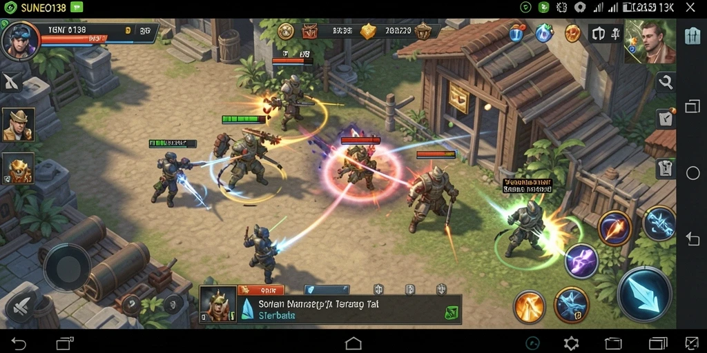 Tampilan memukau dari gameplay strategi SUNEO138.