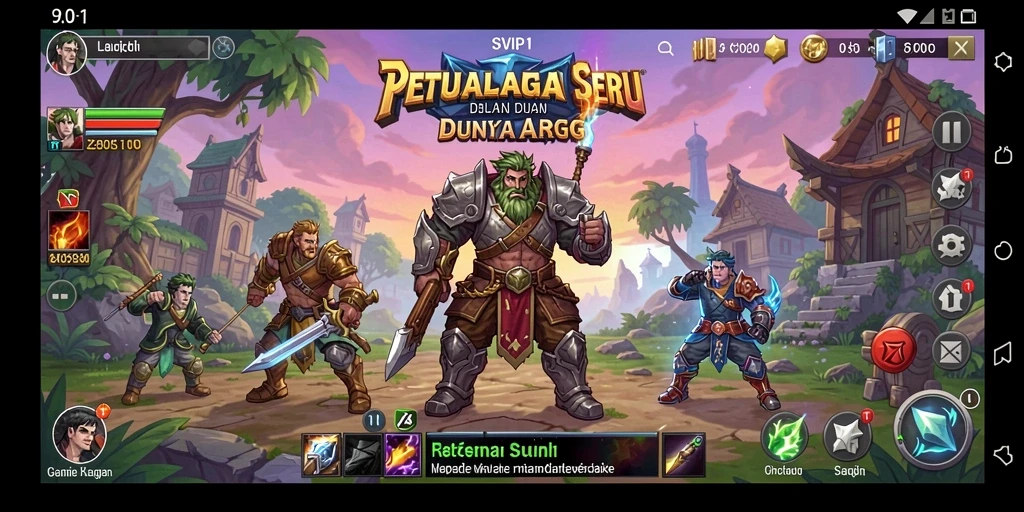 Menampilkan aksi gameplay intens dalam dunia ARPG yang menakjubkan.