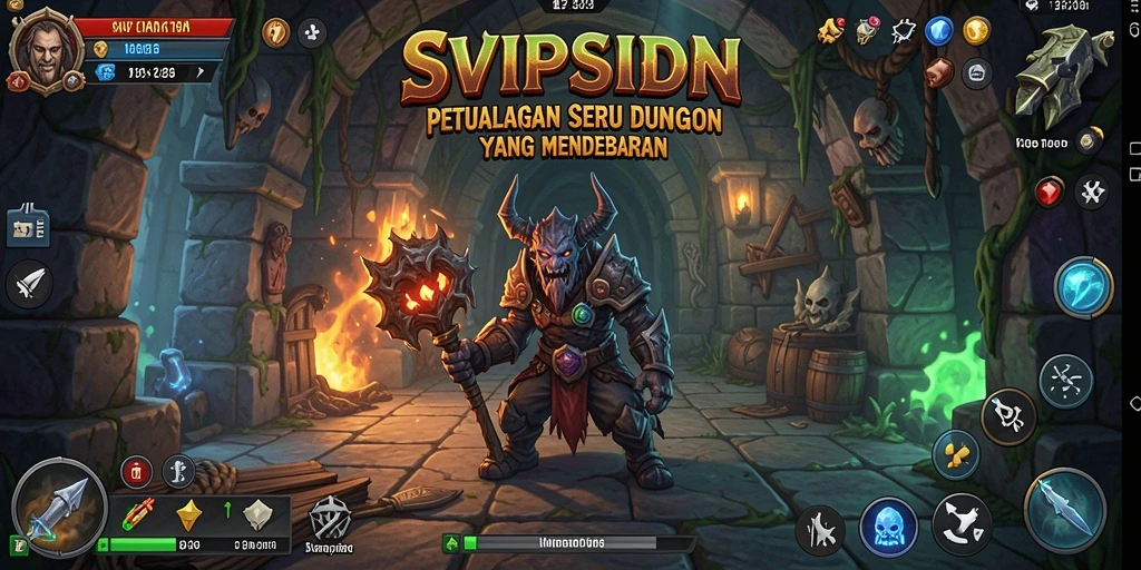 Tampilan menakjubkan dari pertarungan dungeon di SVIPSIDN.