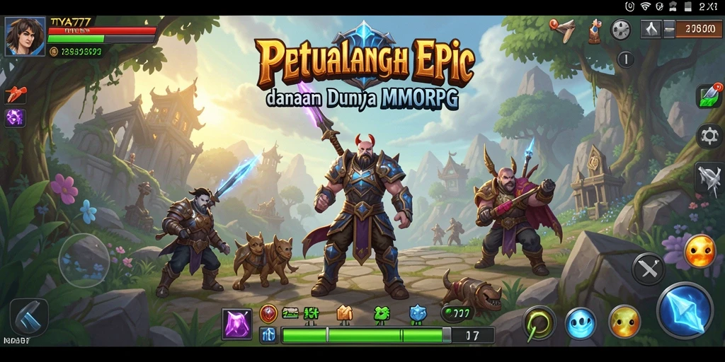 Gameplay menarik TYA777 dalam suasana MMORPG yang memukau.