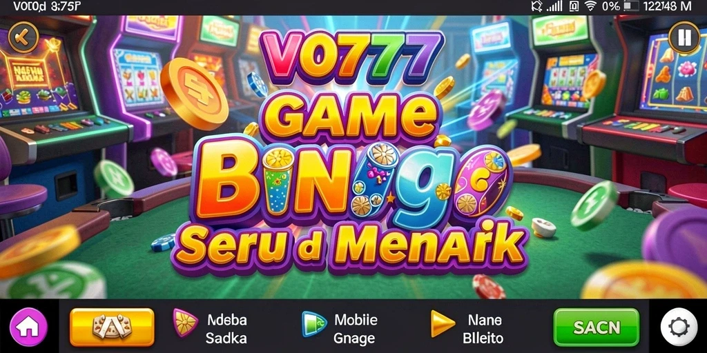 Tampilan menarik dari gameplay Bingo di VO777 dengan banyak pemain bersaing.